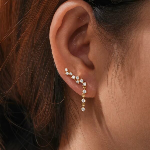 Boucles d'Oreilles Pluie – Image 2