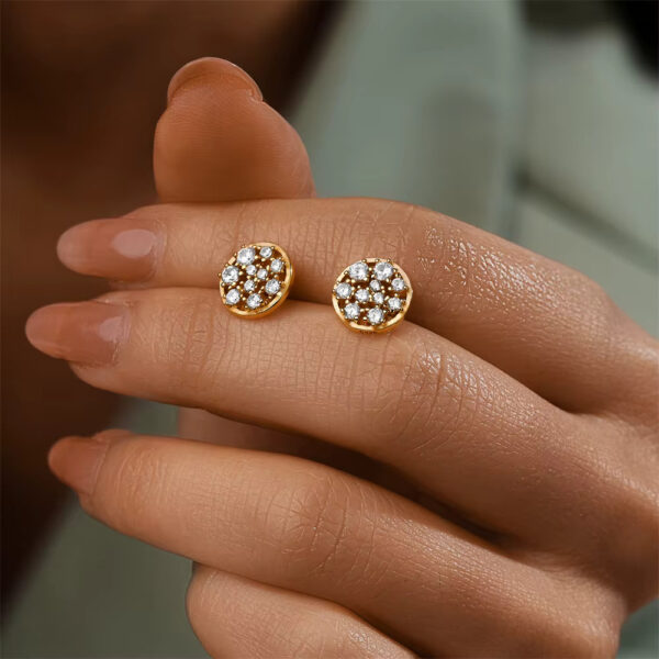 Boucles d'Oreilles Bulle de Pluie – Image 2