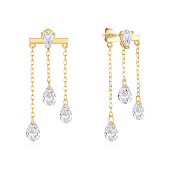 Boucles d'Oreilles Gouttes de Pureté